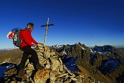 PES GERNA, MASONI, VENINA, tre cime in cresta ad anello da Carona il 3 dic. 2015 - FOTOGALLERY